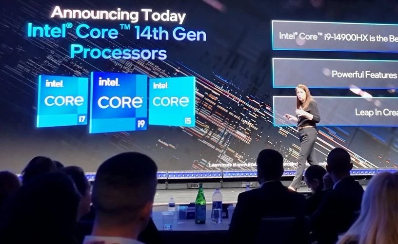 英特尔(Intel)于美国消费性电子展(CES 2024)宣布推出Intel Core第十四代行动和桌面处理器系列产品。