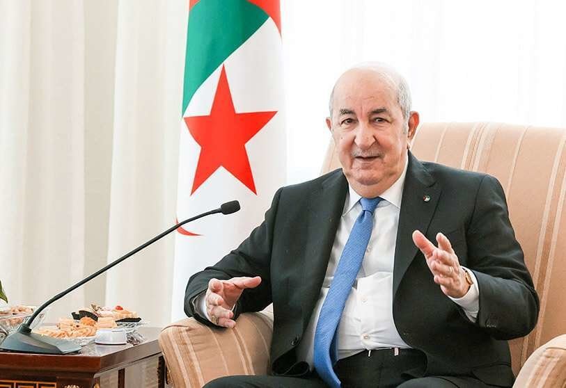 阿尔及利亚总统阿卜杜勒马吉德·特本。（图：路透社）