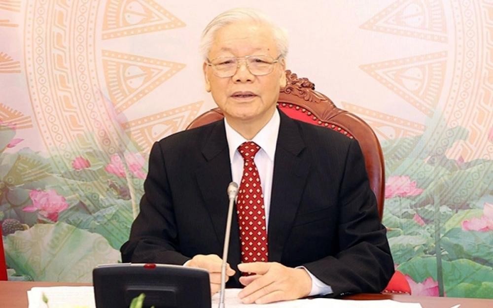 越南共产党中央委员会总书记阮富仲。（图：越通社）