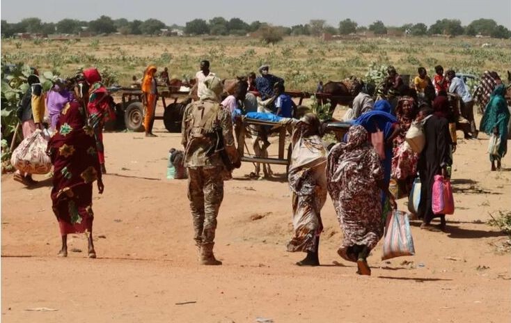苏丹战争已导致超过七百万人流离失所。（图：路透社）