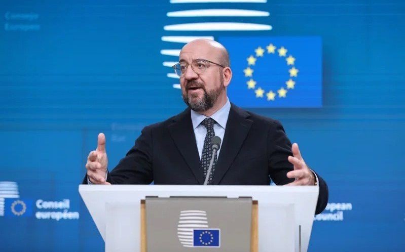 欧洲联盟理事会主席米歇尔宣布放弃投入欧洲议会选举。（图：新华社）