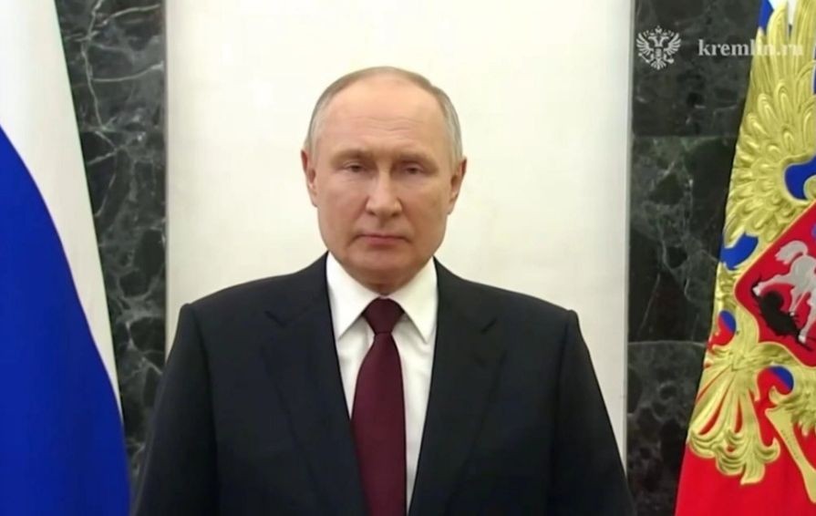 俄罗斯总统普京。（图：视频截图）