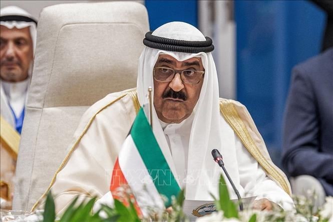 科威特国王谢赫‧麦沙尔‧艾哈迈德‧贾比尔‧萨巴赫。（图：越通社）