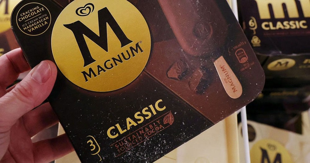 联合利华推出的Magnum经典巧克力冰淇淋。（图：英国地铁都市报）