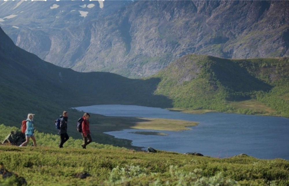挪威尤通黑门山国家公园美丽风景。
