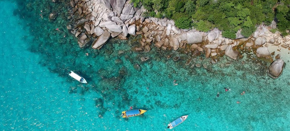 马来西亚丁加奴的佩亨提群岛。（图：Unsplash）