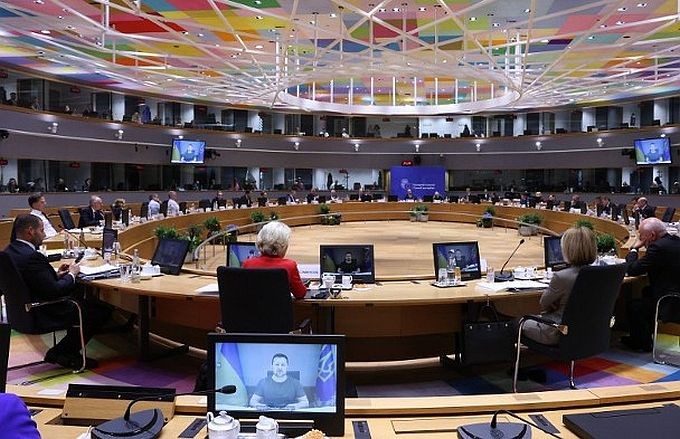 欧盟领导人举行峰会讨论乌克兰战事、伊朗及以色列危机。（图：互联网）