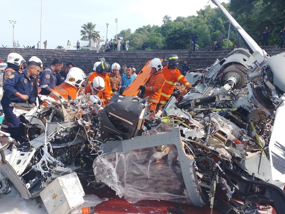 大马总理对直升机相撞事故表示哀悼