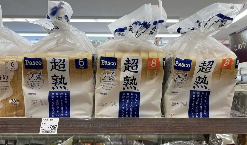 日本敷岛公司“超熟”面包。（图：互联网）