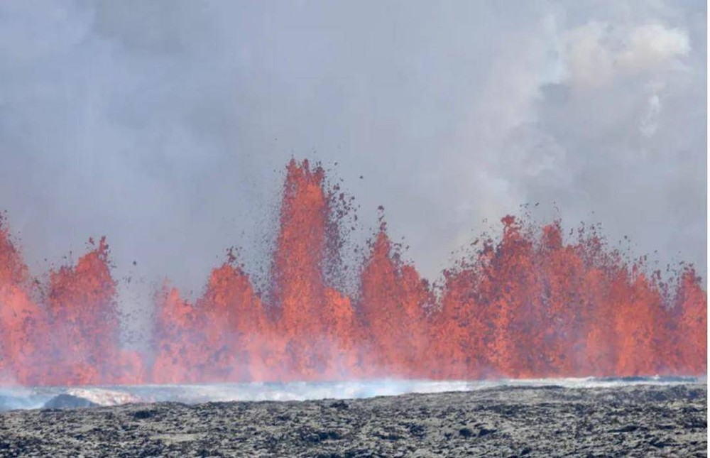 冰岛火山 5 个多月来第五次喷发