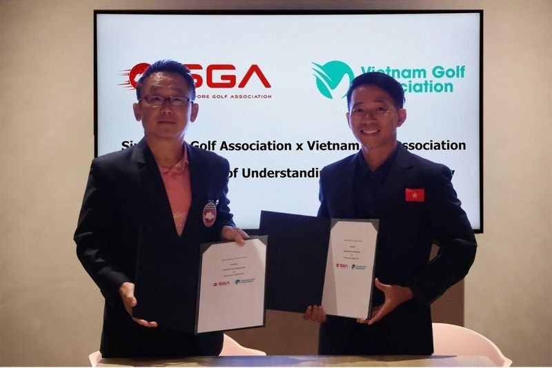 越南与新加坡加强高尔夫合作。（图：互联网）