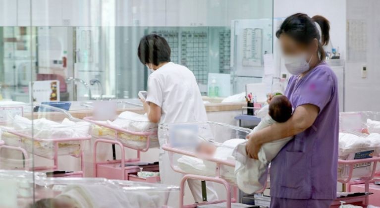 去年韩国总和生育率、即每名妇女生育孩子的平均个数为0.72，达到历史最低水平。（图：互联网）