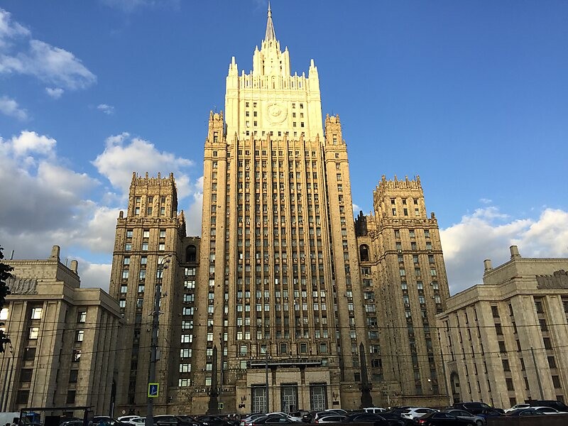 俄罗斯外交部大楼。（图：互联网）