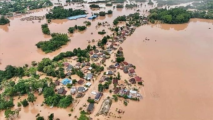 3号台风袭击我国北部多省，引发暴雨、洪水、泥石流等灾害，造成重大人员伤亡和财产损失。（图：越通社）