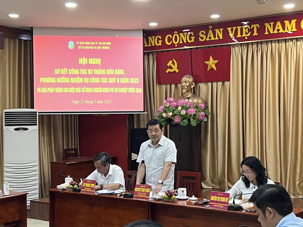 Giám đốc Nguyễn Toàn Thắng phát biểu chỉ đạo