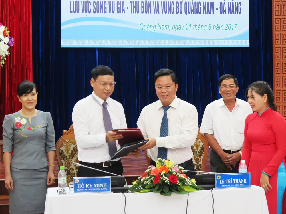 Công bố thành lập Ban điều phối quản lý tổng hợp lưu vực sông Vu Gia - Thu Bồn và vùng bờ