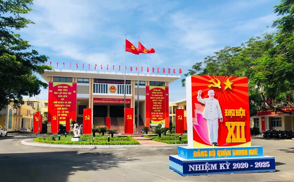 Chào mừng Đại hội Đảng bộ quận Thanh Khê, TP Đà Nẵng lần thứ XII, nhiệm kỳ 2020-2025