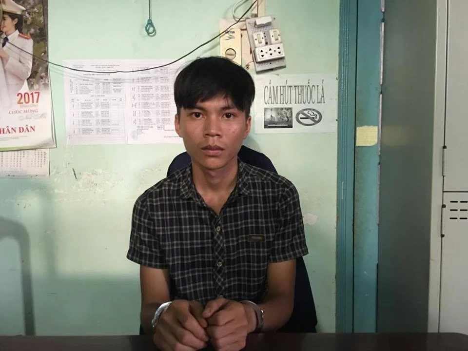 Cơ quan công an đang tạm giữ Nguyễn Mạnh Cường để điều tra về hành vi hiếp dâm trẻ em. Ảnh CÔNG HOAN.