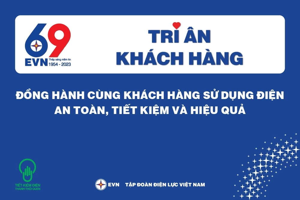 Sử dụng thống nhất logo sự kiện nhân dịp kỷ niệm 69 năm Ngày truyền thống  ngành Điện lực Việt Nam
