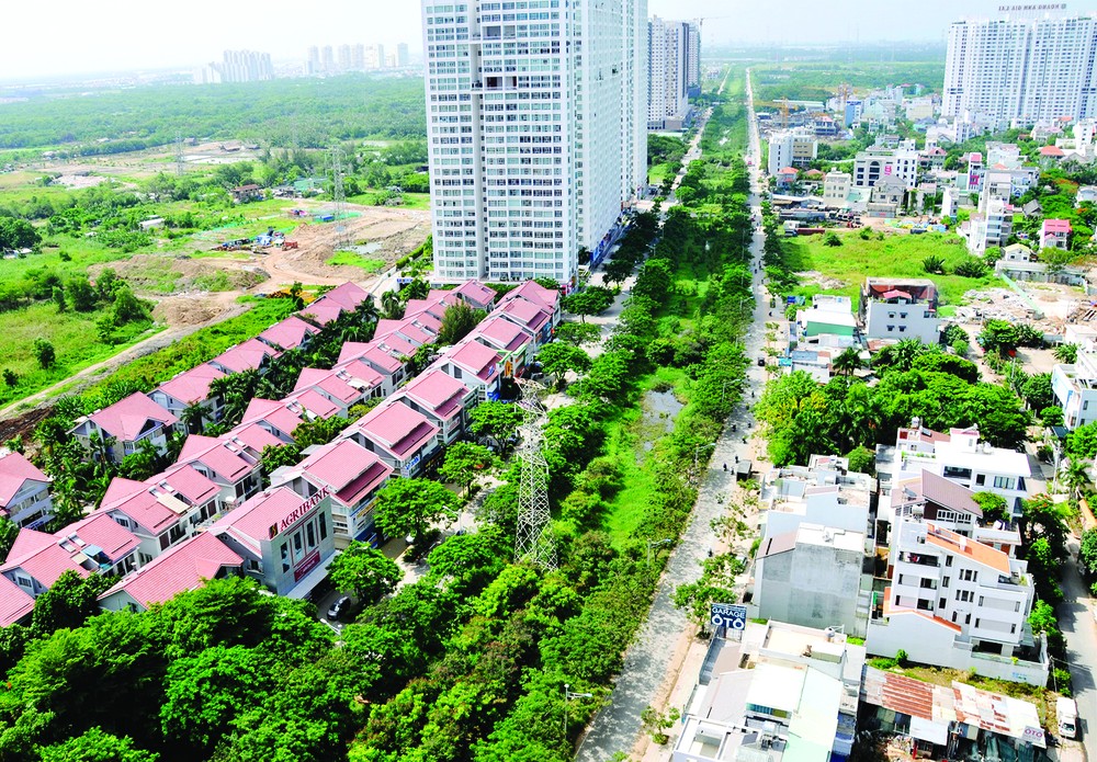 A residential area in Phuoc Kien commune, Nha Be district in the southern part of HCMC (Photo: SGGP)