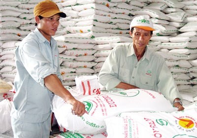 Workers carry sugar bags at a warehouse in the Mekong Delta (Illustrative photo: SGGP)
