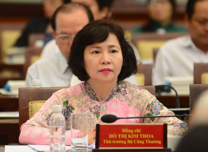 Ho Thi Kim Thoa was dismissed from her position as Deputy Minister of Industry and Trade under a decision issued by the Prime Minister on August 16. (Photo: tuoitre.vn)