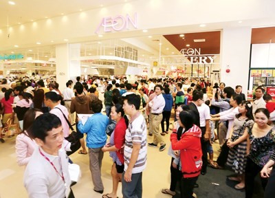 Aeon Mall in Tan Phu district, HCMC (Photo: SGGP)