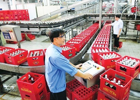 The Ministry of Industry and Trade has no policy of stamping beer products (Photo: SGGP)