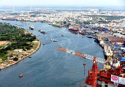 The port system along the Saigon River (Photo: SGGP)