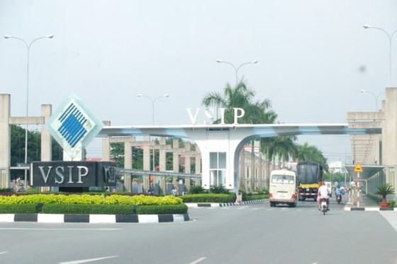 Vietnam-Singapore Industrial Park in the southern province of Binh Duong