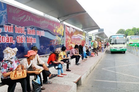 Ben Thanh bus station in Ham Nghi street, District 1 (Photo: SGGP)