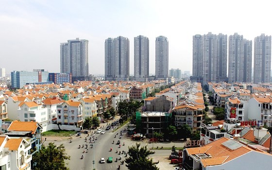 A new residential area in District 7, HCMC (Photo: SGGP)