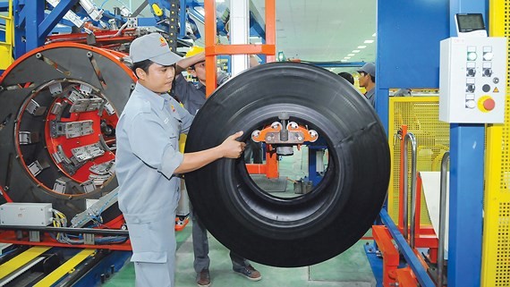 Auto tire production at Casumina company (Photo: SGGP)