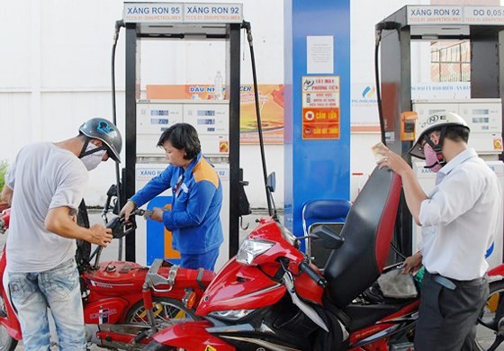 A filling station in Kinh Duong Vuong street, District 6, HCMC (Photo: SGGP)