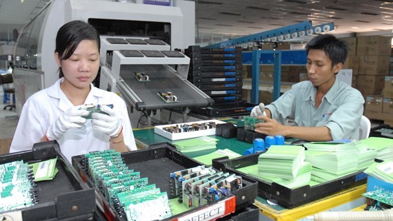Electronic component production at an domestic firm (Photo: SGGP)