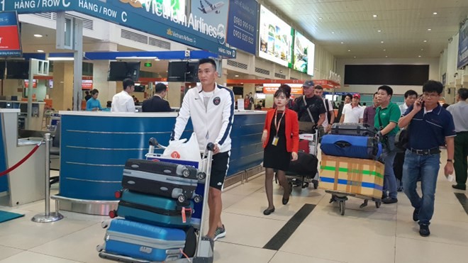 Passengers at Tan Son Nhat International Airport  (Photo: mt.gov.vn)