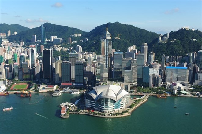 A view of Hong Kong. Banking officials of HSBC have encouraged more trade between Vietnam and Hong Kong. (Photo: instyle-hk.com)