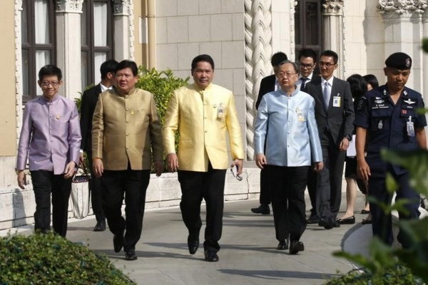 Thai ministers (Source: EPA)