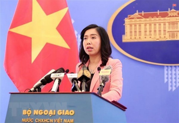  Spokesperson of the Foreign Ministry Le Thi Thu Hang (Source: VNA) 