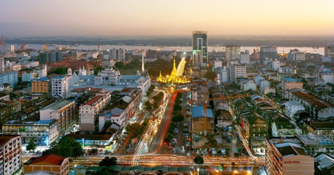 A corner of Yangon city in Myanmar (Source: internet) 