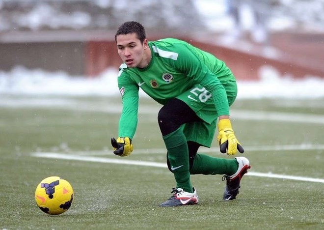 Czech-Vietnamese goalkeeper Filip Nguyen (Photo sparta.cz)