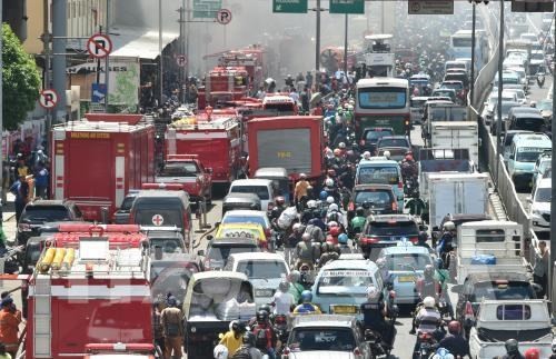 Traffic jam in Jakarta (Source: VNA)