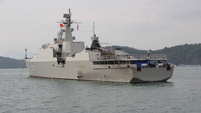 Naval ship HQ 012-Ly Thai To (Source: thanhnien.vn)