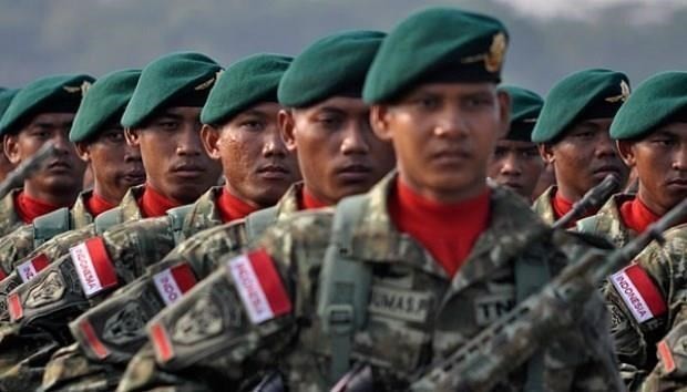 Indonesian soldiers. (Source: tempo.co)