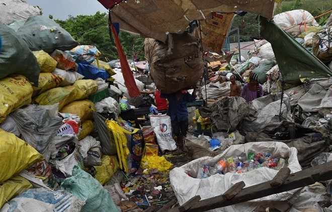 A landfill in Manila (Photo: AFP/VNA)