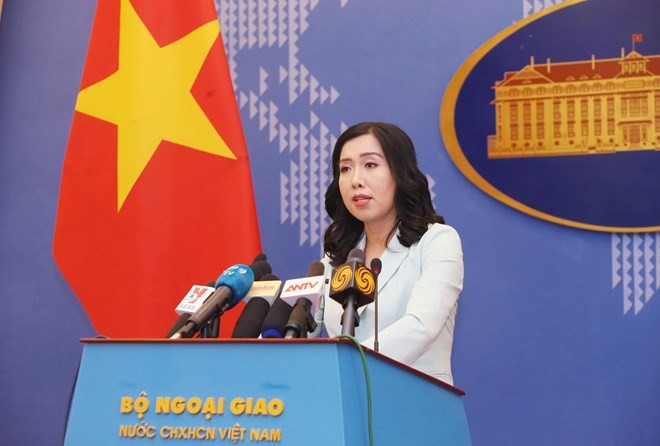 Spokeswoman of the Foreign Ministry Le Thi Thu Hang (Photo: VNA)