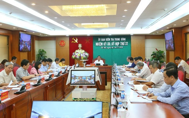 The 37th meeting of the Inspection Commission lasted from July 2 to 4 (Photo: VNA)