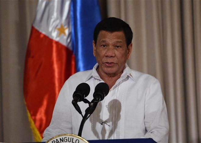 Philippine President Rodrigo Duterte (Photo: AFP/VNA)