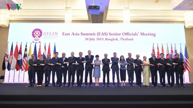 At the East Asia Summit (EAS) Senior Officials' Meeting (Source: VOV)
