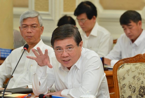 Chairman Nguyen Thanh Phong states at the conference (Photo: SGGP)